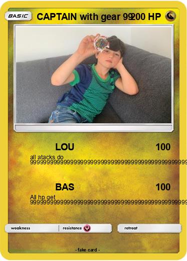 Pokemon CAPTAIN with gear 99