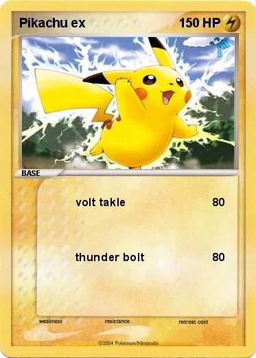 Pokemon Pikachu ex