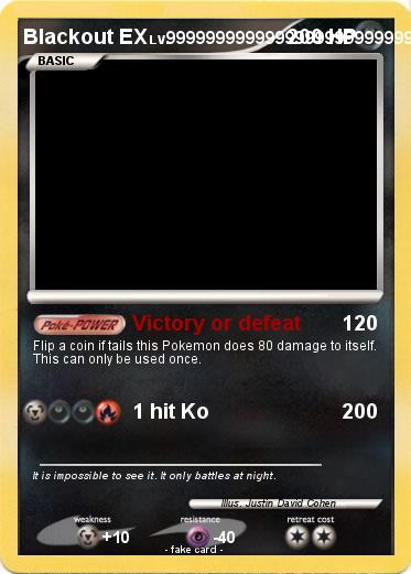 Pokemon Blackout EX