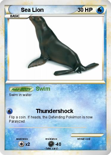 Pokemon Sea Lion
