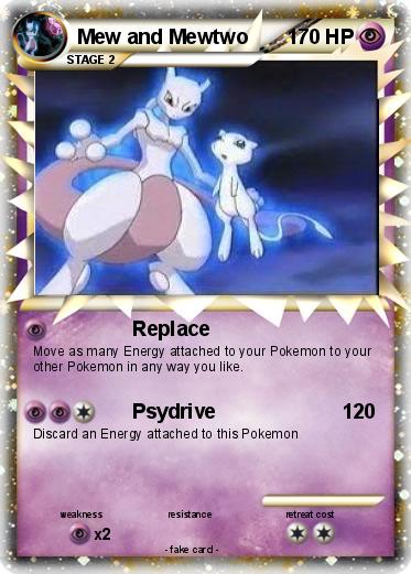 Pokemon Mew and Mewtwo