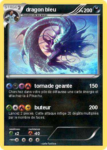 Pokemon dragon bleu