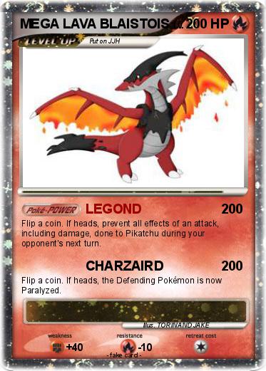 Pokemon MEGA LAVA BLAISTOIS