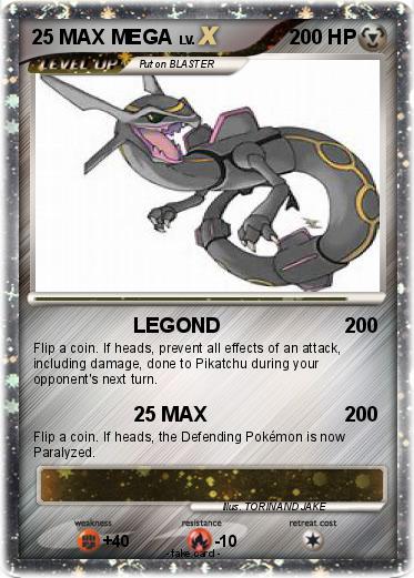 Pokemon 25 MAX MEGA
