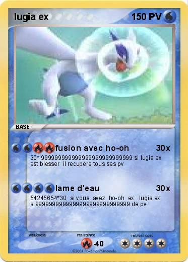 Pokemon lugia ex 