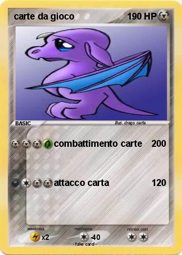Pokemon carte da gioco