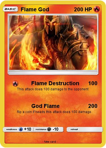 Pokemon Flame God