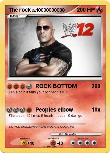 Pokemon The rock