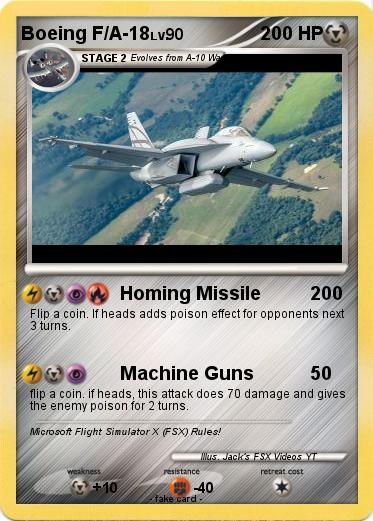 Pokemon Boeing F/A-18