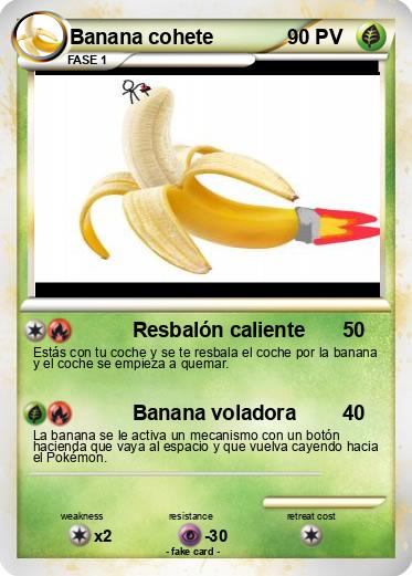Pokemon Banana cohete