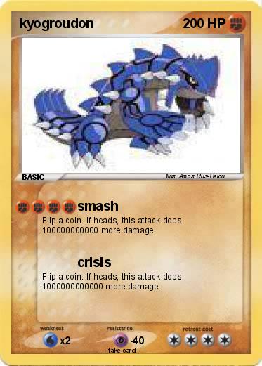 Pokemon kyogroudon