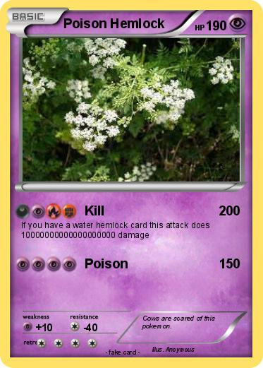 Pokemon Poison Hemlock
