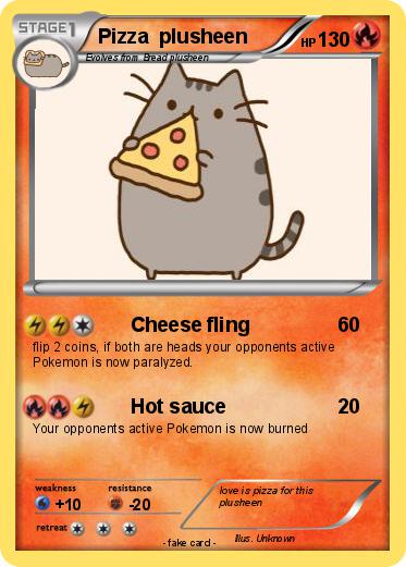 Pokemon Pizza  plusheen