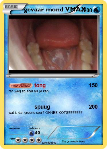 Pokemon gevaar mond VMAX