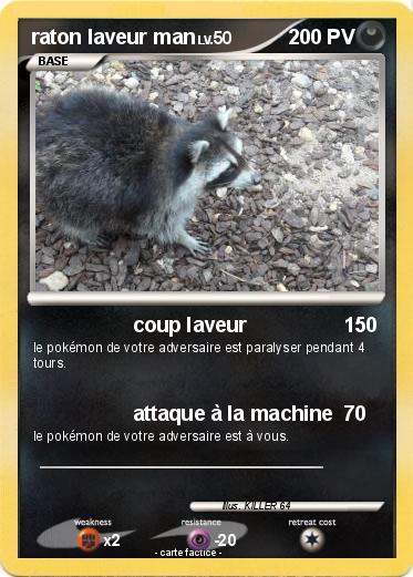 Pokemon raton laveur man