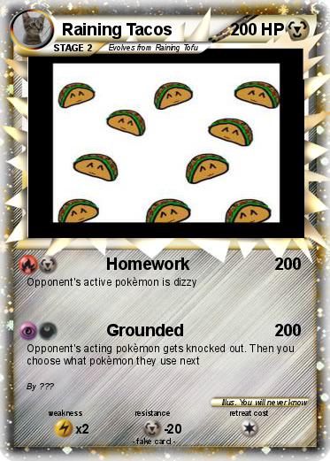 Pokemon Raining Tacos