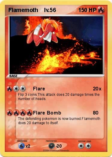 Pokemon Flamemoth    lv.56