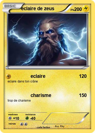 Pokemon eclaire de zeus