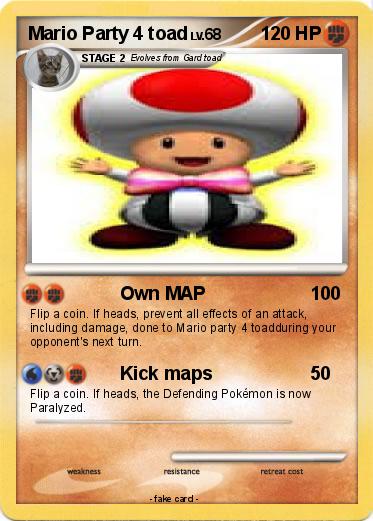 Pokemon Mario Party 4 toad