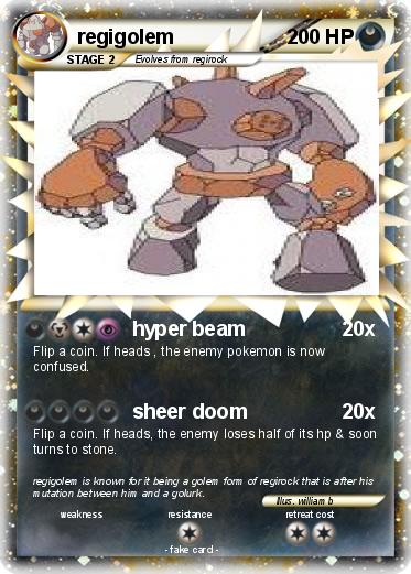 Pokemon regigolem