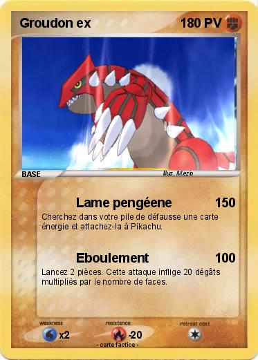 Pokemon Groudon ex