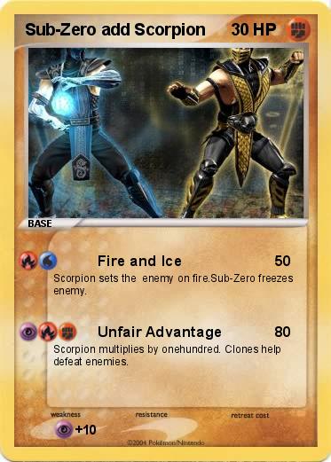 Pokemon Sub-Zero add Scorpion