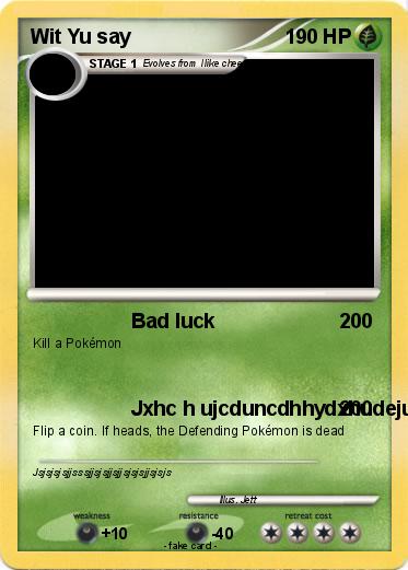 Pokemon Wit Yu say