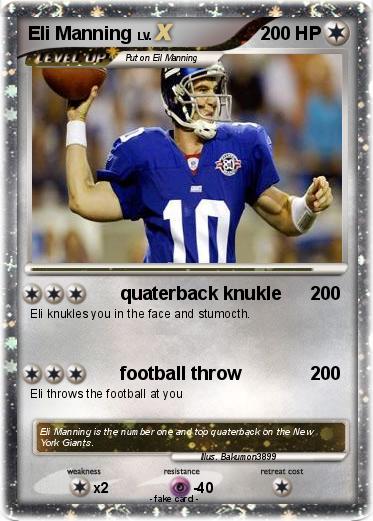 Pokemon Eli Manning