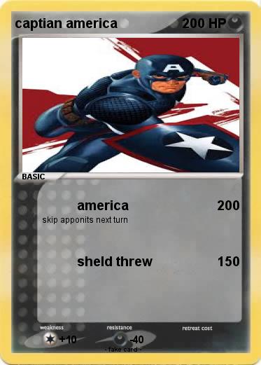 Pokemon captian america