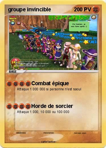 Pokemon groupe invincible
