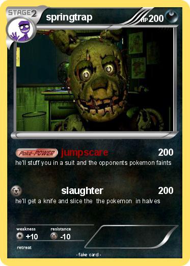 Pokemon springtrap