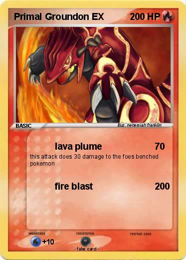 Pokemon Primal Groundon EX