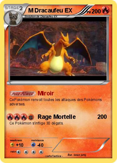 Pokemon M Dracaufeu EX