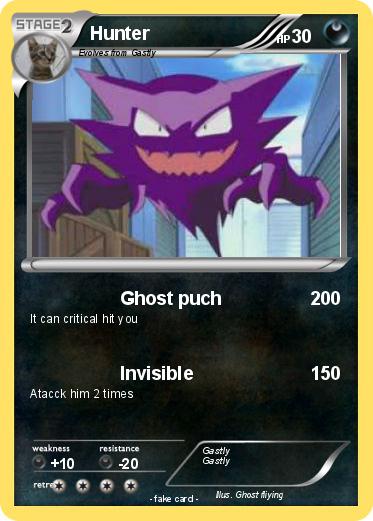 Pokémon Hunter 825 825 - Ghost puch.