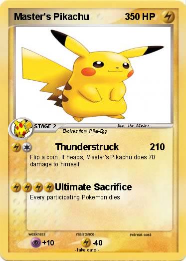 Pokemon Master's Pikachu              3