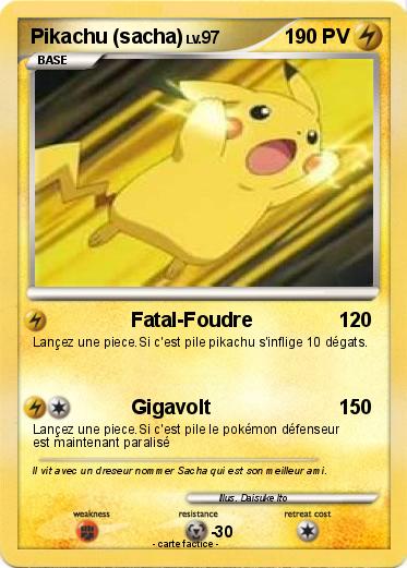 Pokemon Pikachu (sacha)