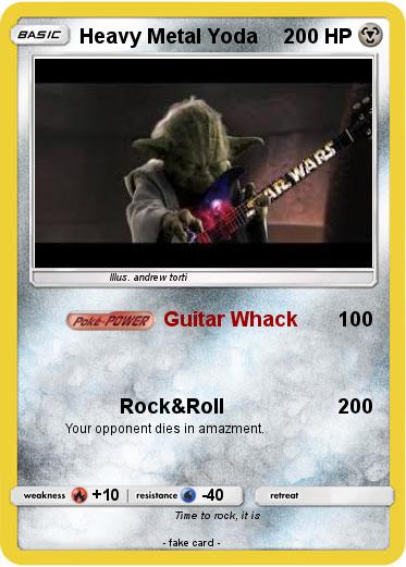 Pokemon Heavy Metal Yoda
