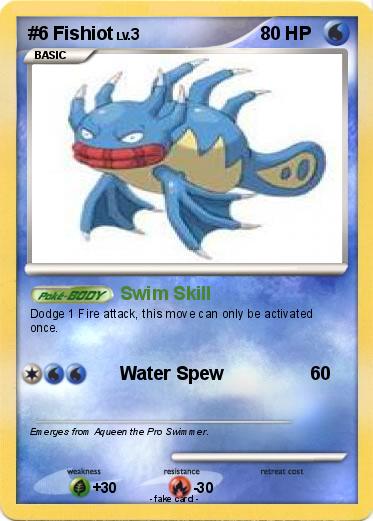Pokemon #6 Fishiot