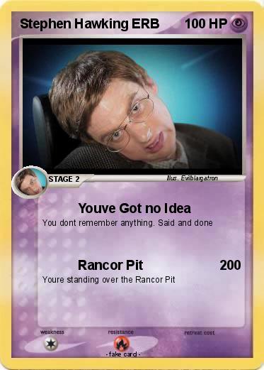 Pokemon Stephen Hawking ERB