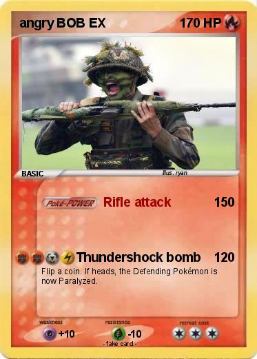 Pokemon angry BOB EX
