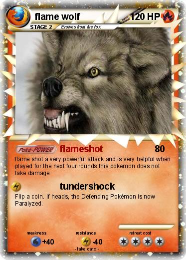 Pokemon flame wolf