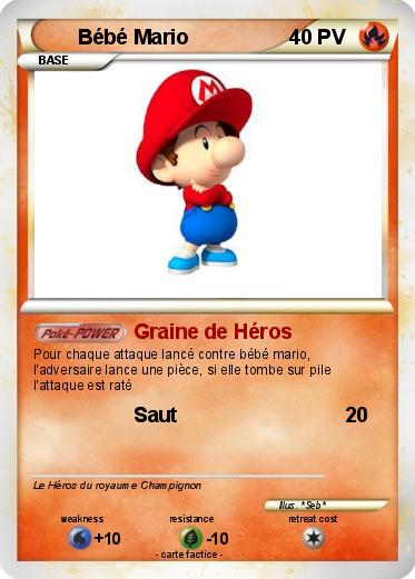 Pokemon Bébé Mario