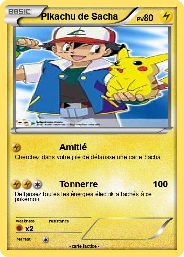 Pokemon Pikachu de Sacha