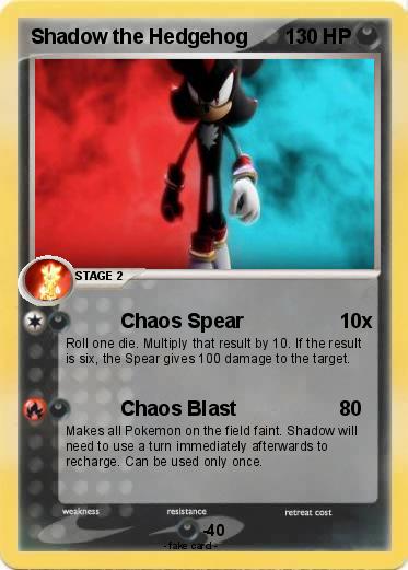 Pokemon Shadow the Hedgehog