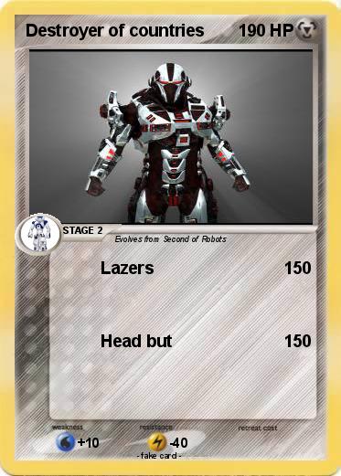 Pokemon Destroyer of countries