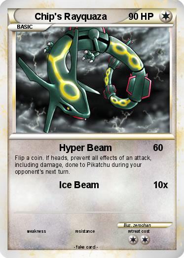 Pokemon Chip's Rayquaza