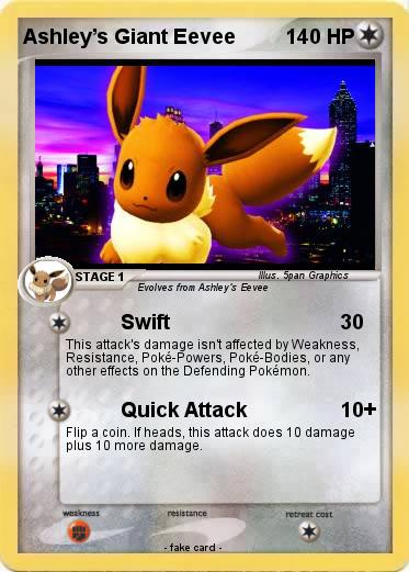 Pokemon Ashley’s Giant Eevee