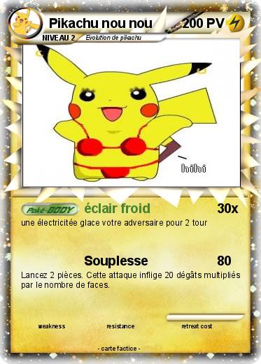 Pokemon Pikachu nou nou