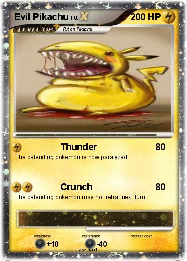 Pokemon Evil Pikachu