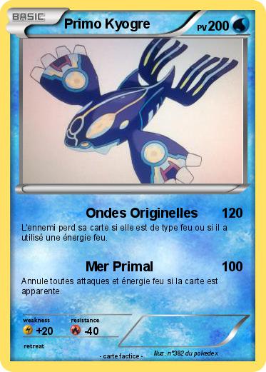 Pokemon Primo Kyogre
